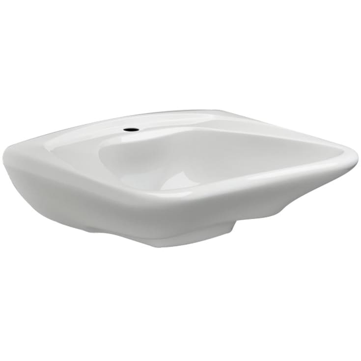 Pressalit Care Matrix Curve tvättställ, 60x49 cm, vit