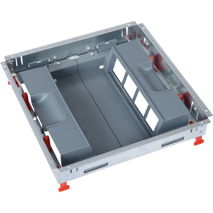 Gulvboksstøtte vertikale 2x8 moduler