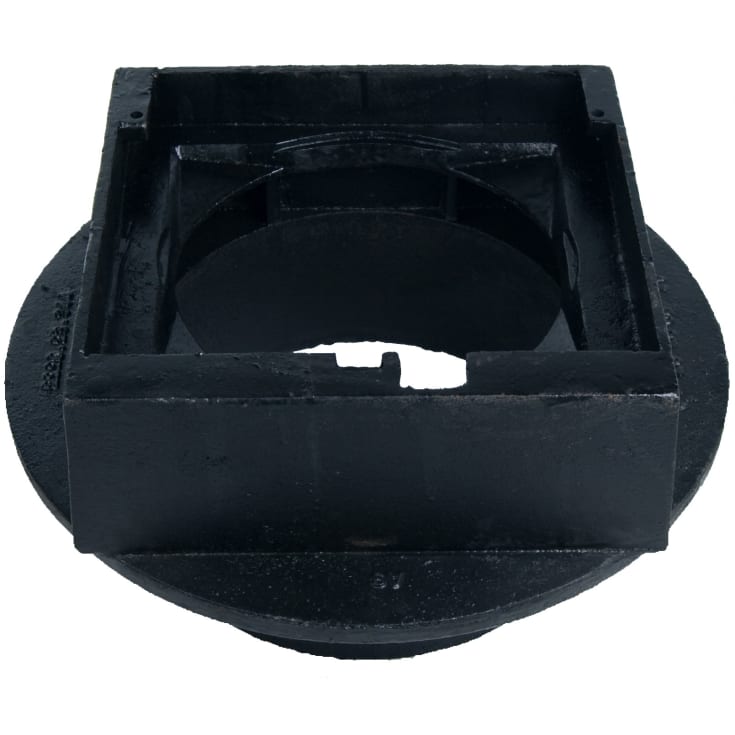 Duco 280 x 240 mm rendestenskarm, fast, GG SORT