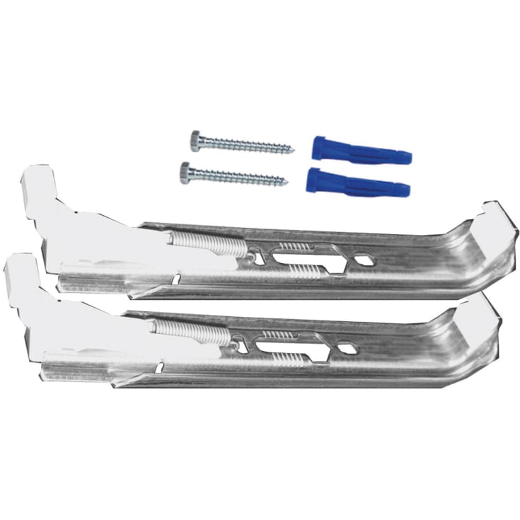 Stelrad J-väggfäste för Plinth radiator, typ 22 højde 200 mm, 2 stk