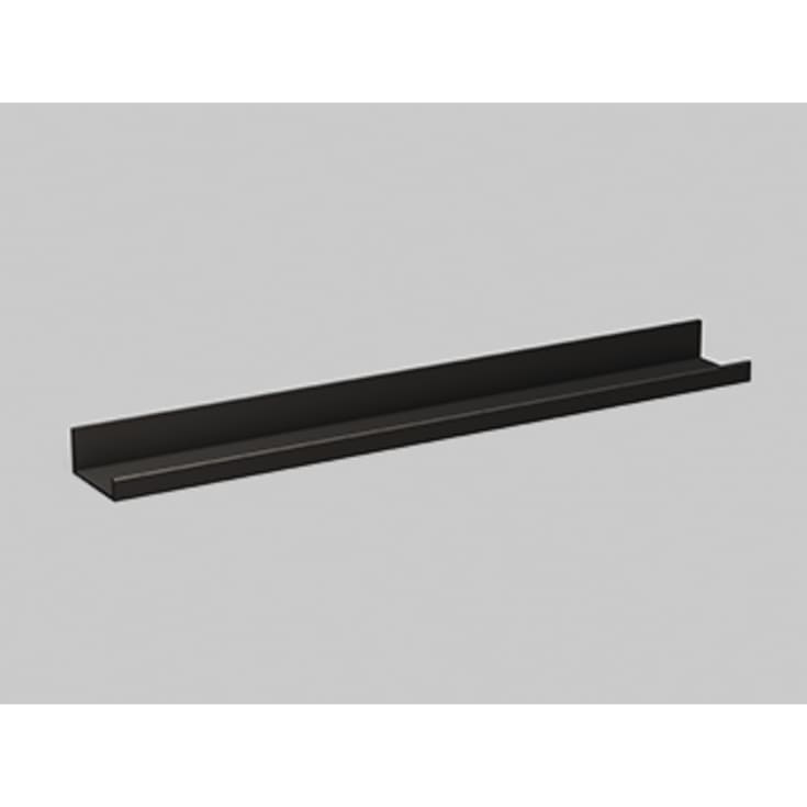 Laufen Assist hylde, 80x10 cm, mat sort