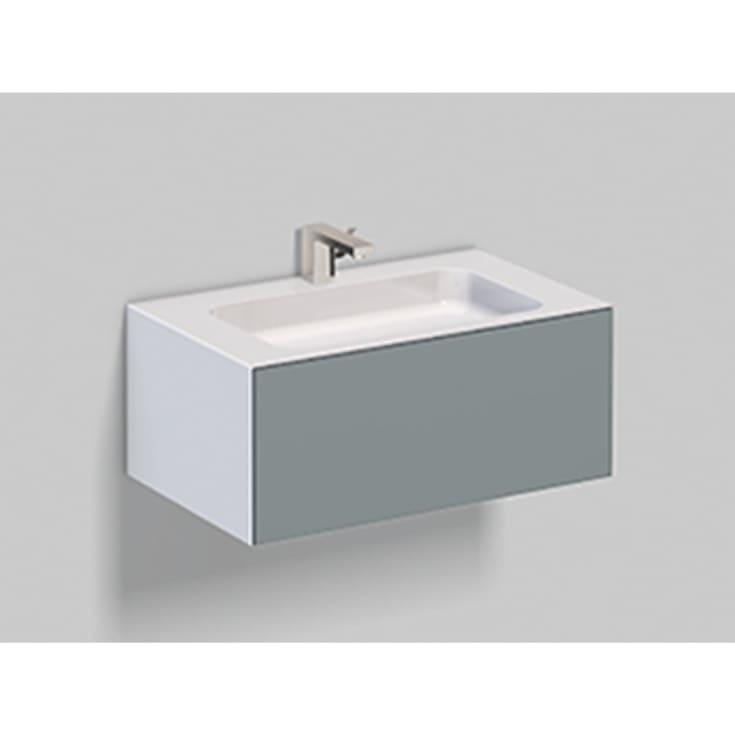 Alape WP Folio 1 møbelpakke, 80,4x50 cm, grå