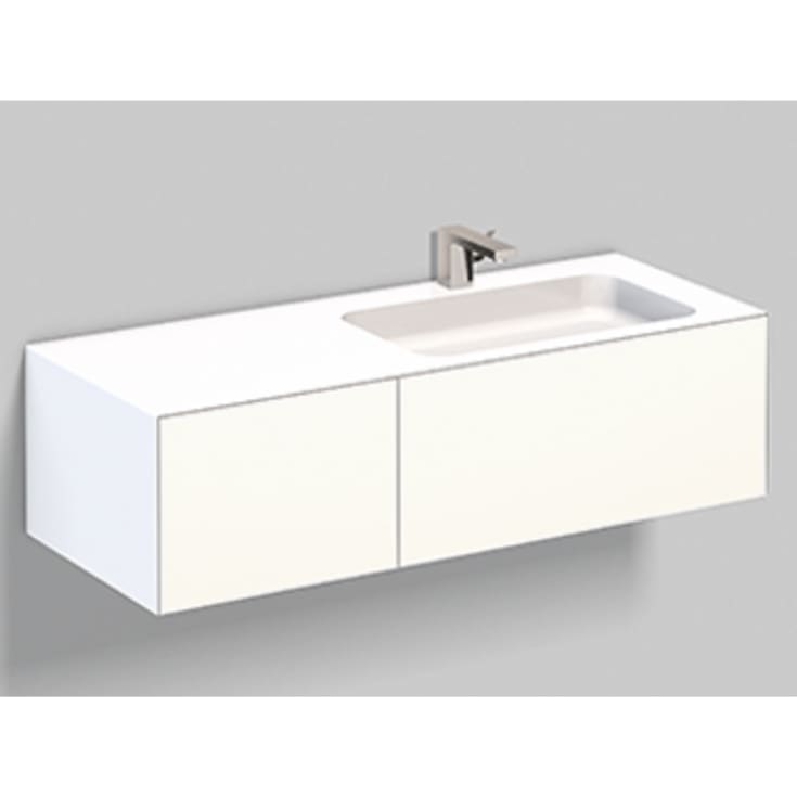 Laufen WP Folio 7 möbelpaket, 125,4x50 cm, vit