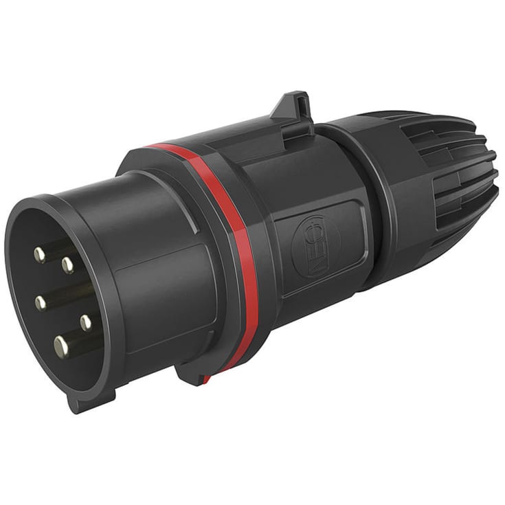 CEE Plug Neo 16A 5P 400V rød, 6H med skrueterminal, IP54