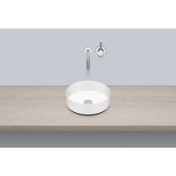 Alape Unisono håndvask, Ø32,5 cm, hvid