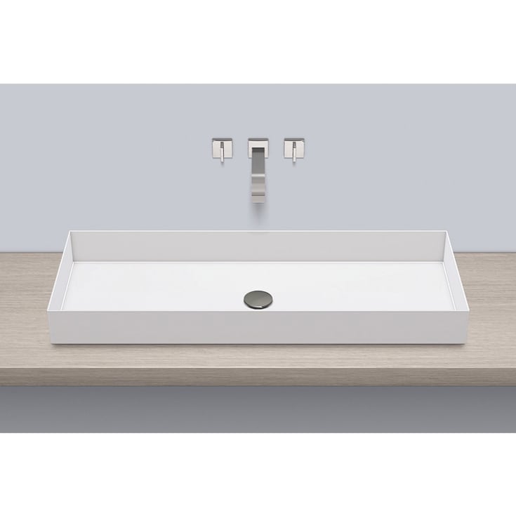 Alape Me håndvask, 100x37,5 cm, hvid