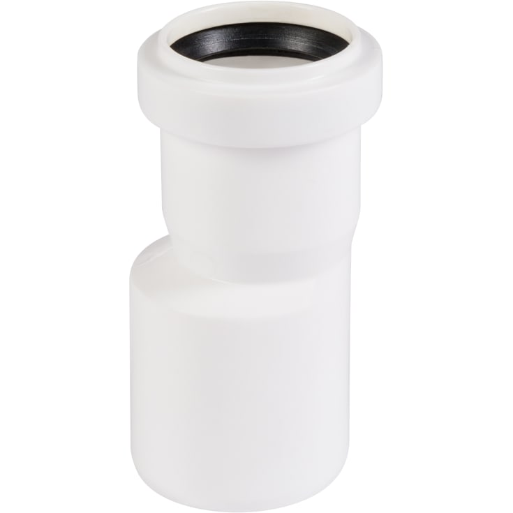 Wavin Wafix förminskning, Ø50x40 mm, plast, hvid