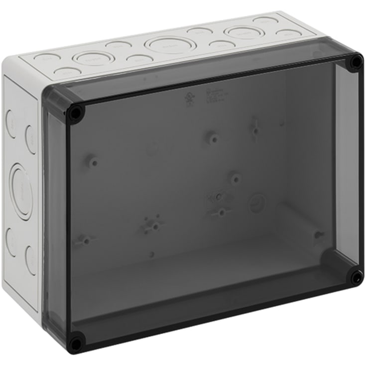 Box TK PS 2518-11-TM, 254 x 180 x 111 mm, transparent