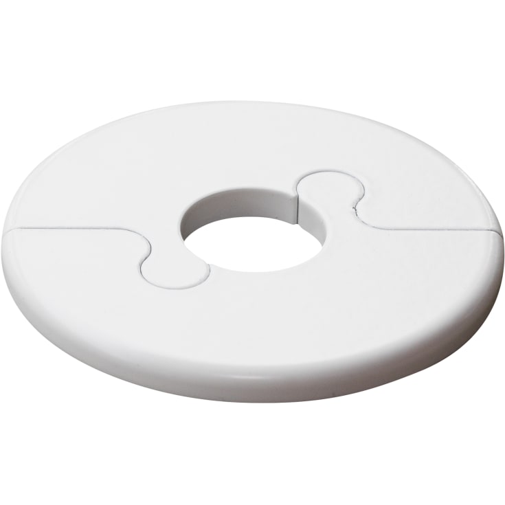 Metalwo alu fit rosett Ø16, hvit