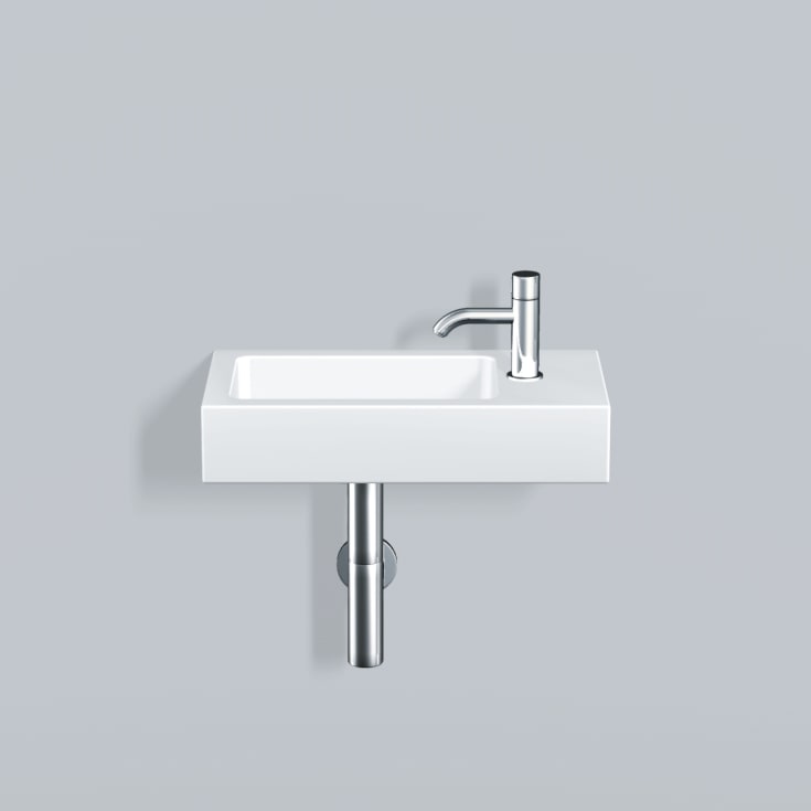 Alape Xplore.S håndvask, 50x26,8 cm, venstre, hvid