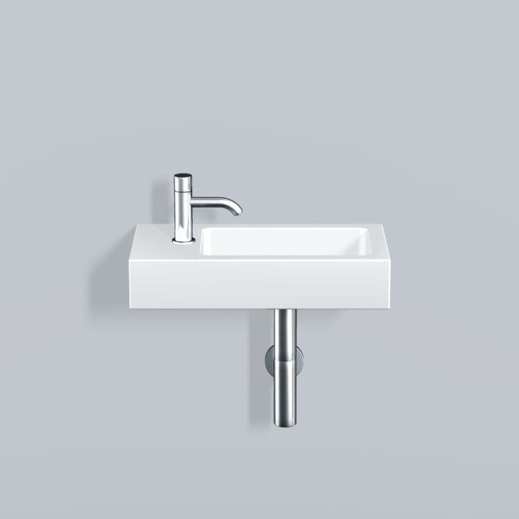 Alape Xplore.S servant, 50x26,8 cm, høyre, hvit