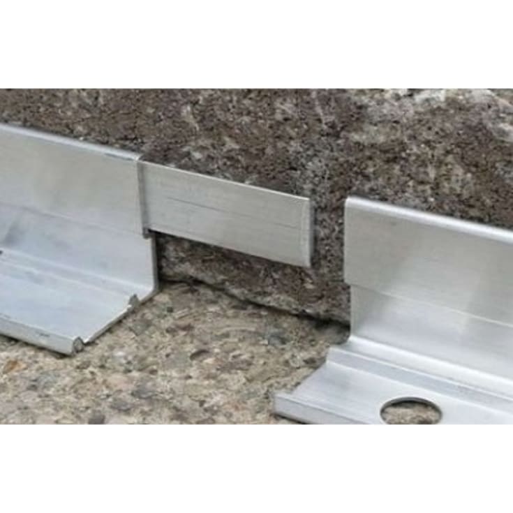 Byggros AluFlex 70 x 20 x 3,2 mm samlestykke til kantskinne