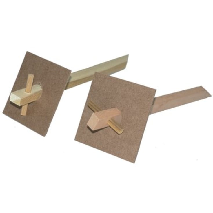 Byggros 300 mm jordspyd, træ