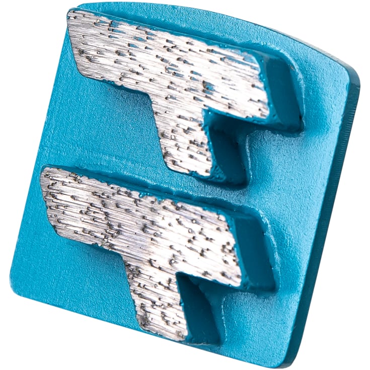 WORKER diamantslibesegment, sæt (9 stk.), blå/fin