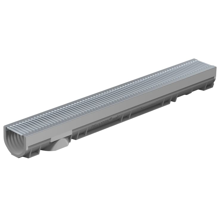 Filcoten SELF 500 mm rende med galv. rist, med udsparing, 1,5 t