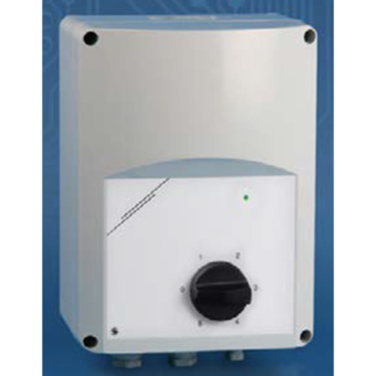 Hastighetsregulator for vifter, 5-trinns maks. 7,5 Amp./230V