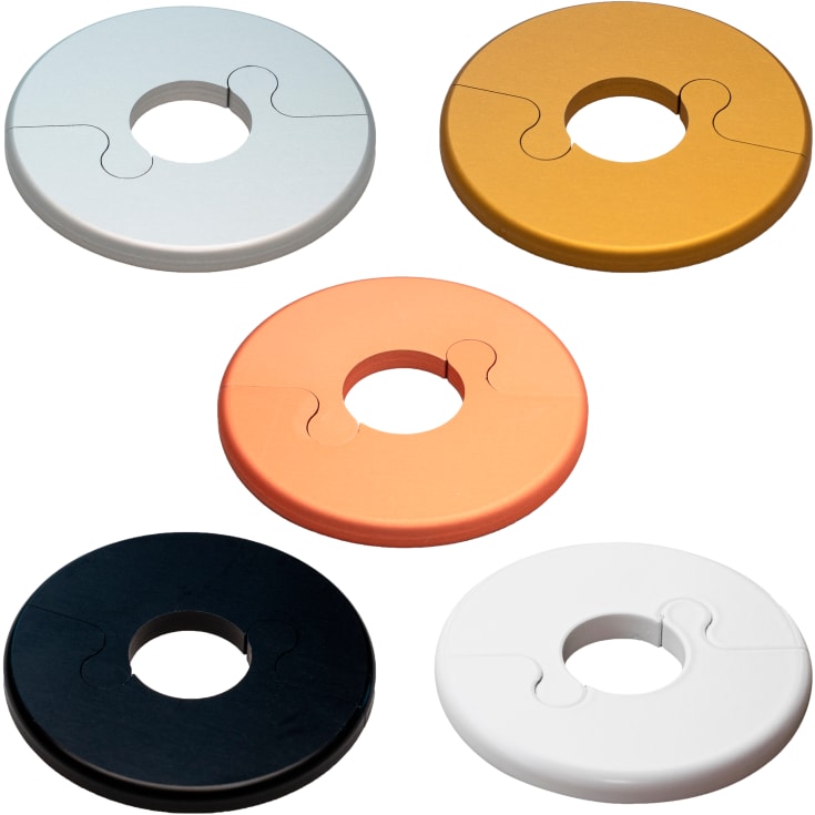 Metalwo alu fit rosett Ø22, natur