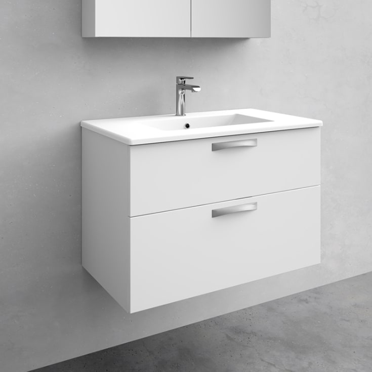 Noro City servantskap, 80x45.3 cm, hvit