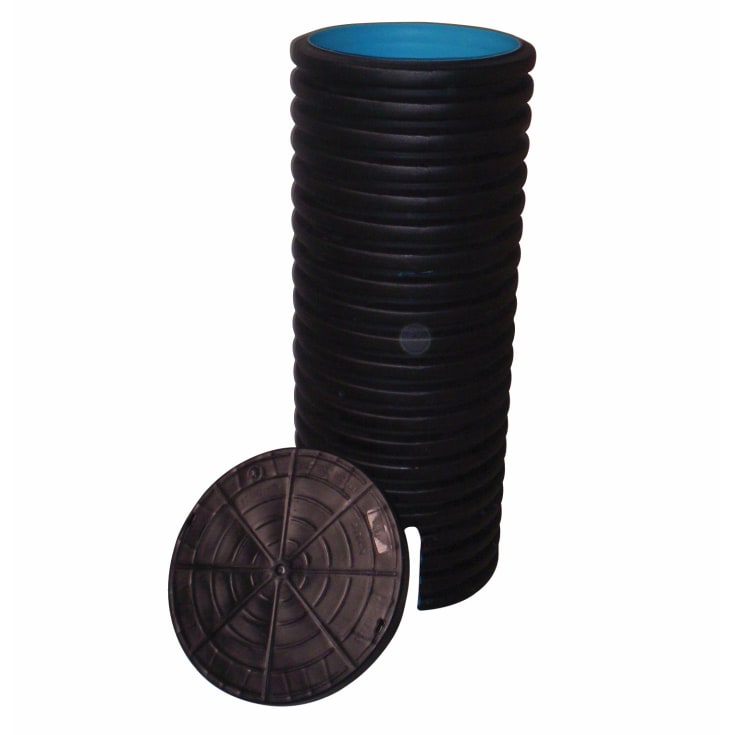 Komplet målerbrønd Ø400 mm - m/32 mm ventilsæt og kontraventil