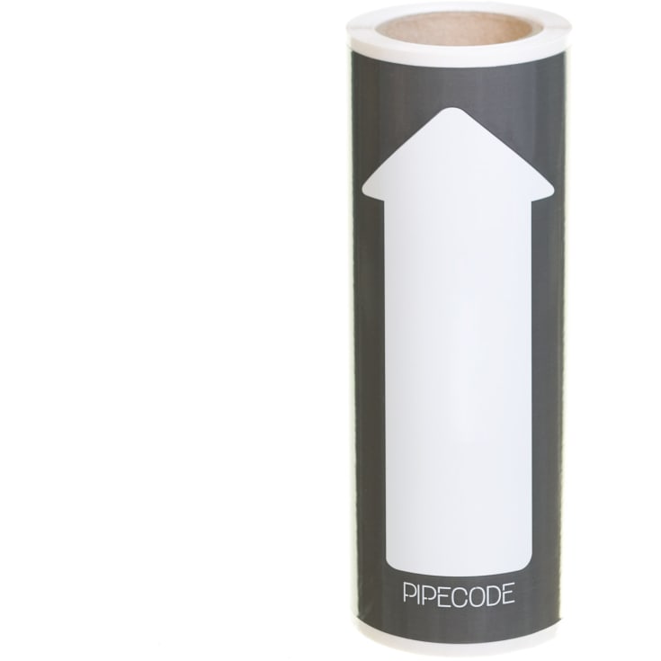 Pipecode Rørmærke - Grå nr.75 - 80mm x 5m