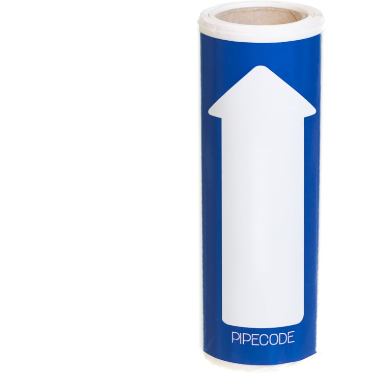 Pipecode Rørmærke - Mørkblå nr.50 -80mm x 5m