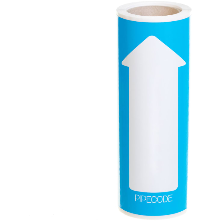 Pipecode Rørmærke - Lysblå nr.55 - 160mm x 10m