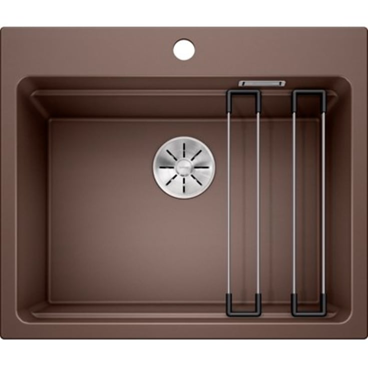Blanco Etagon 6 UXI kjøkkenvask, 60x51 cm, brun