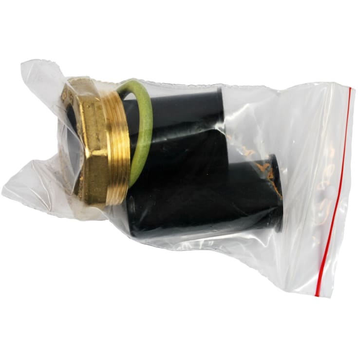 Isiflo 25 mm mutter, NBR O-ring &amp; stödhylsa i SDR11 + 17,6