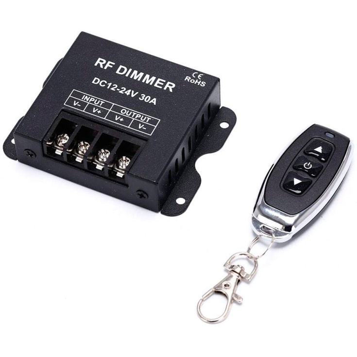 12/24V DC 30A Dæmper med fjernbetjening