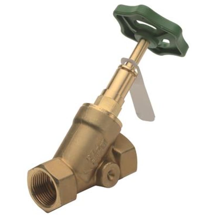 FRISTRØMSVENTIL M/AFTAP MUFFE/