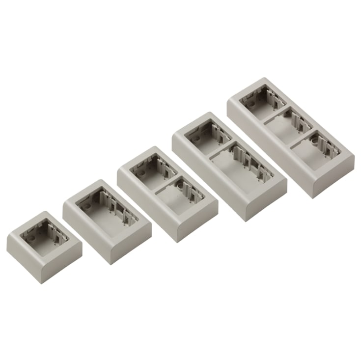 LK Fuga Softline underlag 1 modul, hvid