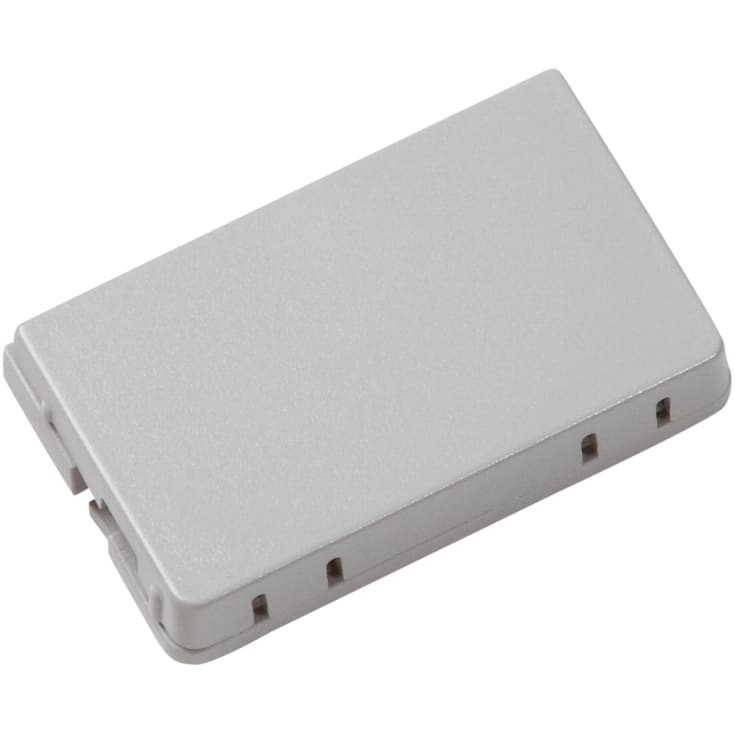 LK Fuga Blænddæksel for 1,5M ramme, ½ modul, Lysegrå