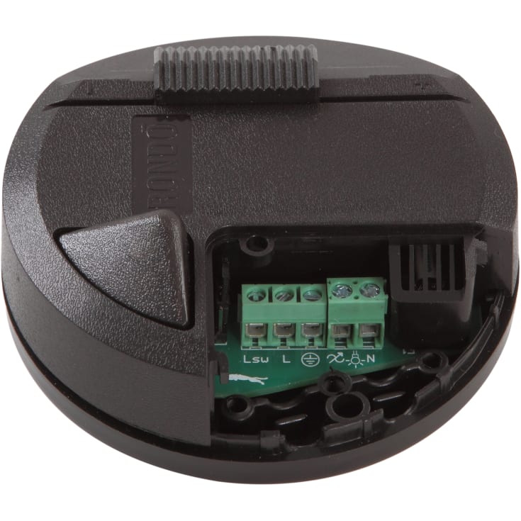 Rondo fotbryterdimmer, sort