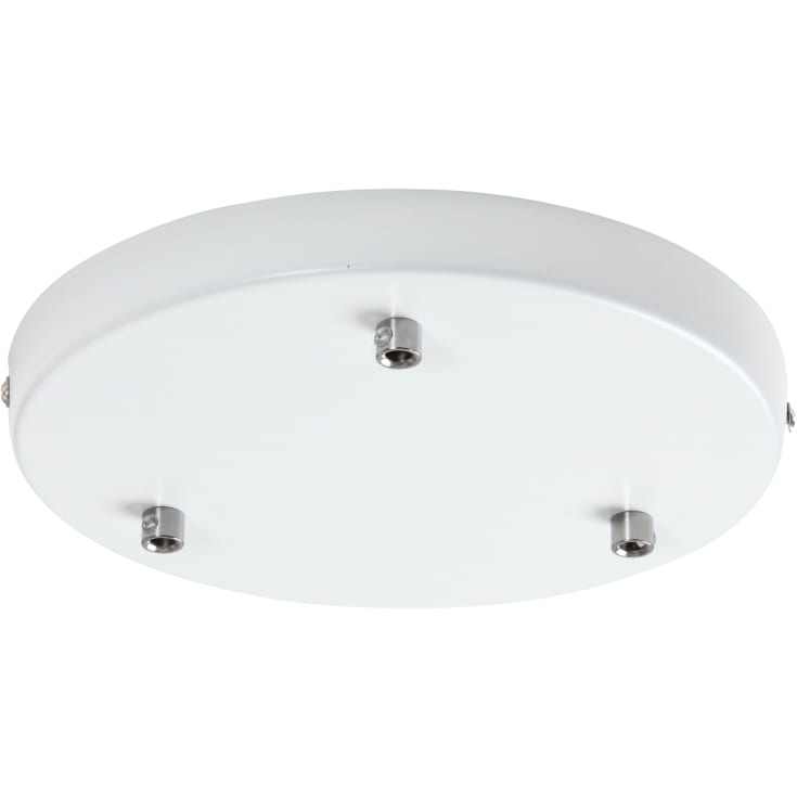 Halo Design takkopp, 3 utgångar, vit