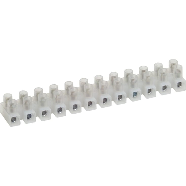 Klemrække 12-polet, 6 mm²