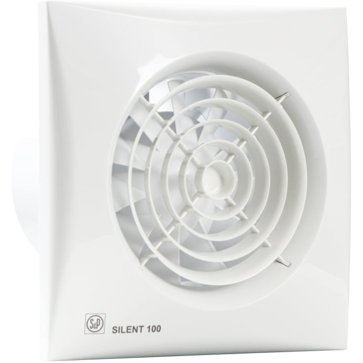 Thermex Silent 100CZ badventilator, Ø100 mm, hvid