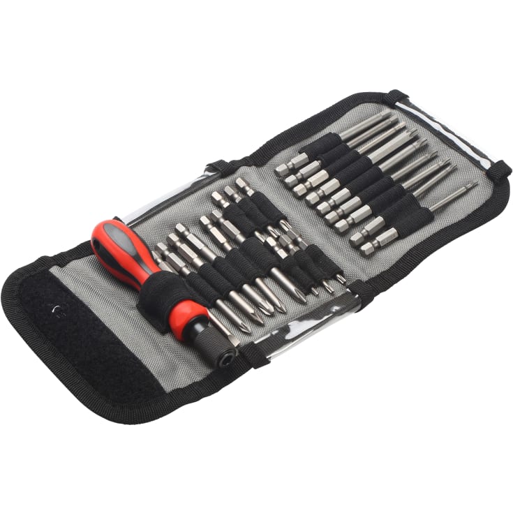 Worker bitssett med lange bits - 22 deler