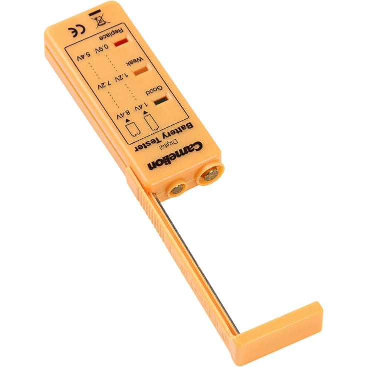 Batteri tester, AAA-AA-C-D OG 9V