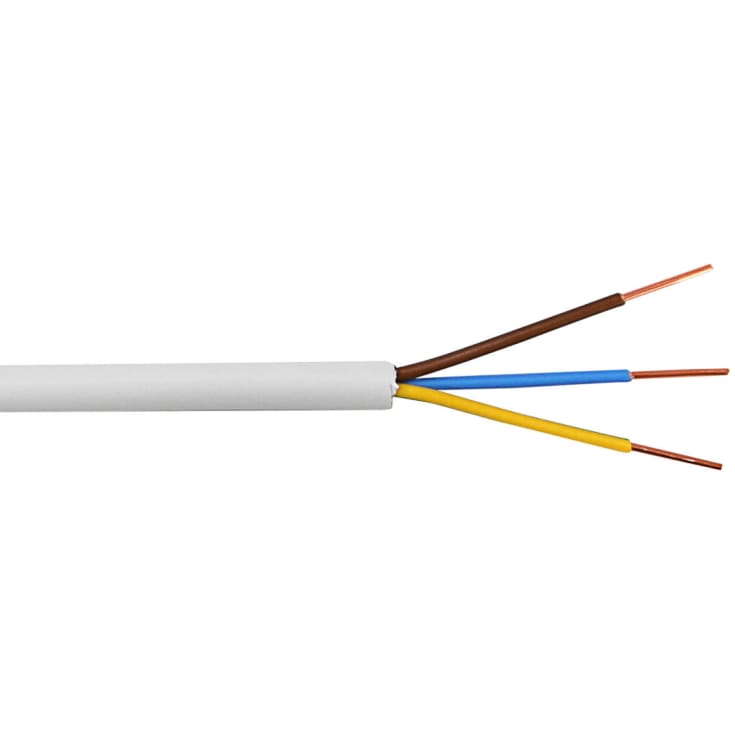100 meter Afumex installationskabel 3x2,5 mm², 100 meter
