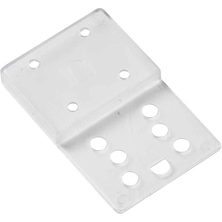 Elworks Stikkontaktlås, 1½ modul, Transparent