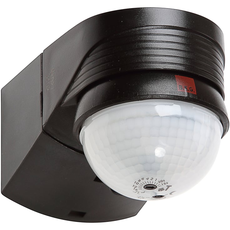 B.E.G. Luxomat bevægelsessensor LC-Plus 280° i sort