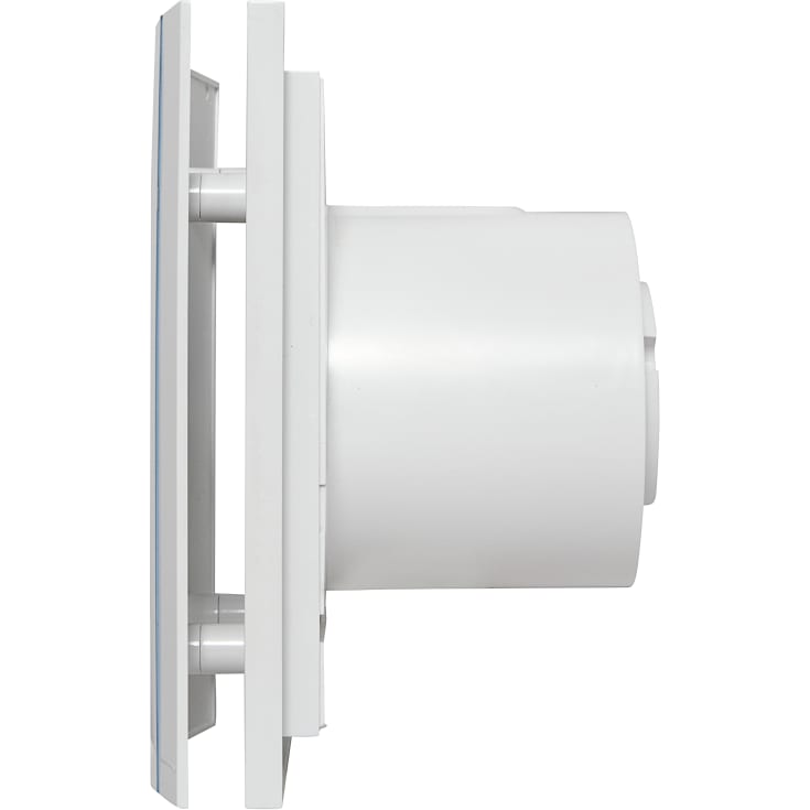 Thermex Silent 100 Design badrumsfläkt, fuktstyrning, timer, Ø100 mm, vit