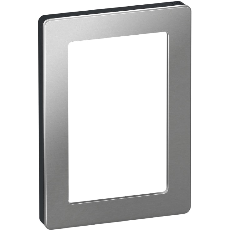LK Fuga Pure 66 designramme, 1,5 modul, stål