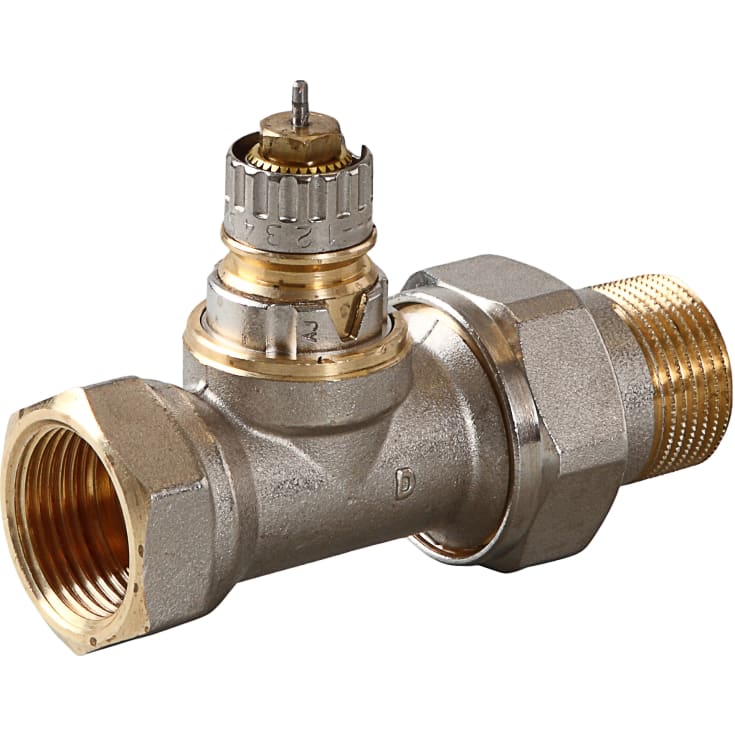 Danfoss RA-N radiatorventil, rak, 3/4"