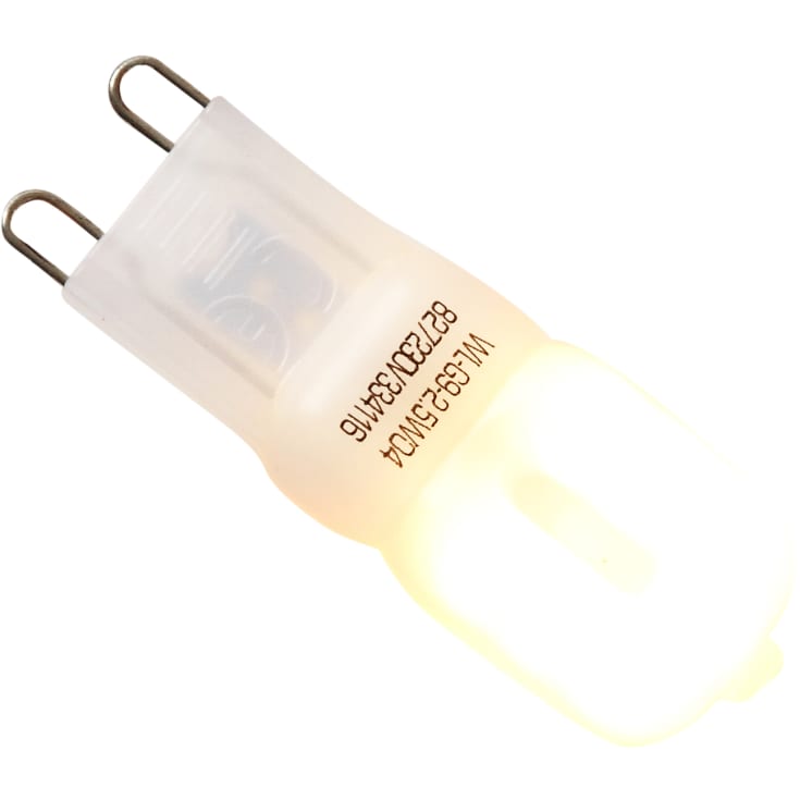 e3light Retro G9 stiftlampa, 2-pack, 2,5W