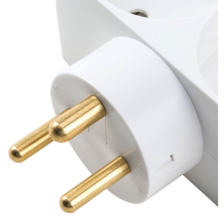 Elworks dobbeltstik, med jord, hvid