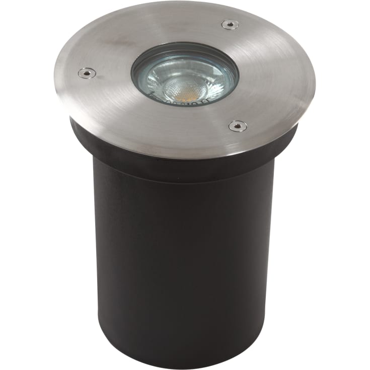 Nedgravningsspot GU10 rund Ø120mm bs stål IP67