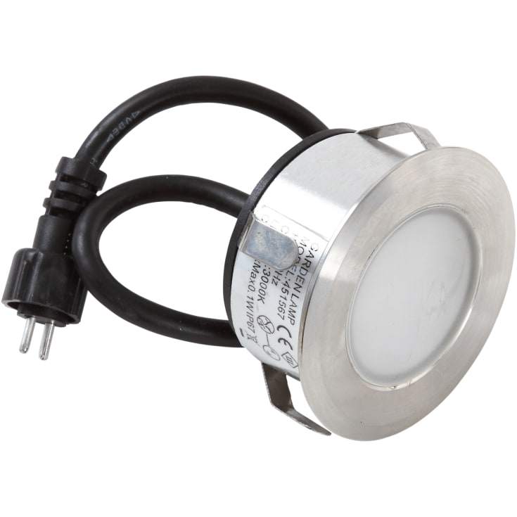 HORTUS infälld spotlight 1,2W 12V rund ST4171