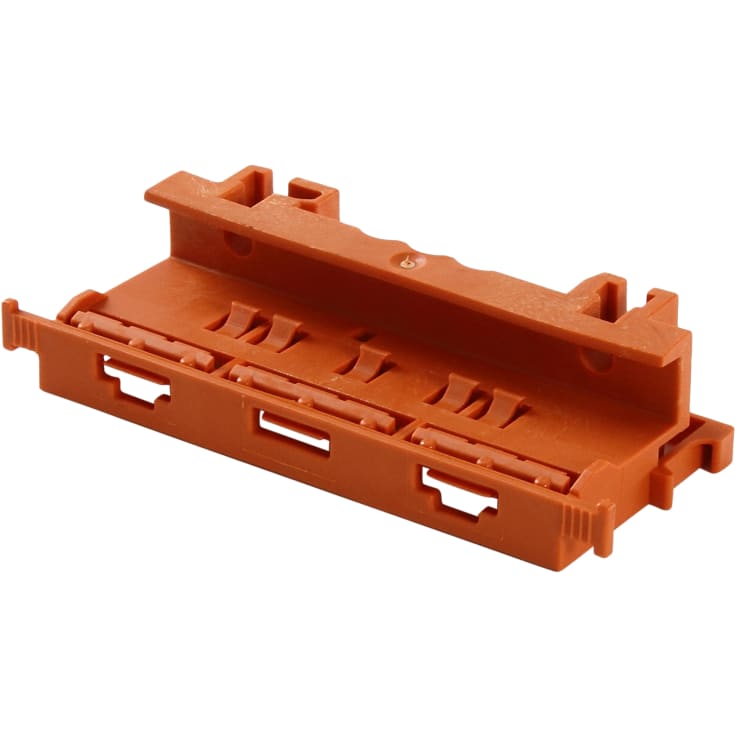 Holder til samlemuffe i serie 221, 0,2-4 mm², orange