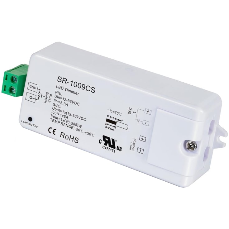 DIOFLEX PRO RF-kontroller 12-24VDC 1x8A 96-192W
